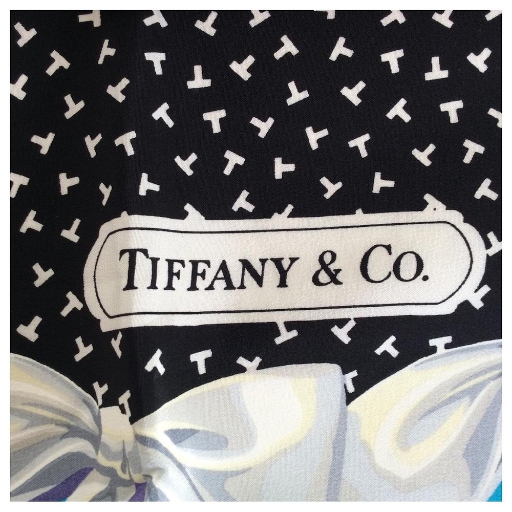 TIFFANY & CO Multiple color 100% silk scarf. - Picture 2 of 16